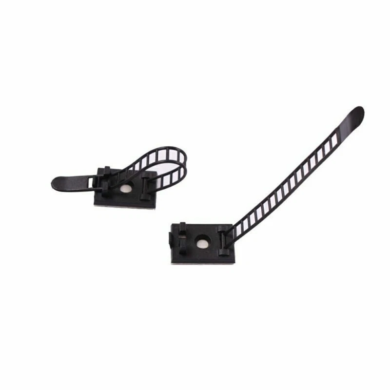 50X 3M Self-Adhesive Adjustable Wire Clips Fastens Fixed Organizer for Car Auto — 第 4/4 张图片