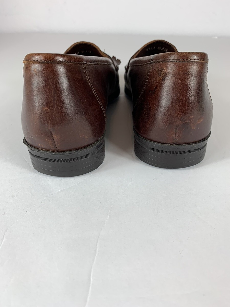 Generra Made In Brazil Mens Size 11 M Brown Leather Tassle  display picture 3