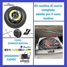 Ruota Ruotino di scorta per la JEEP RENEGADE fino anno 2022 completo nel vano