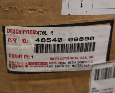 NEW OEM Rear Left Suspension Strut 4854009890 for Toyota Venza FWD