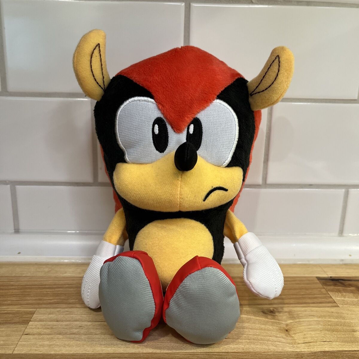 Mighty the Armadillo Plush Sonic the Hedgehog SEGA Original Made by Jakks 8  inch