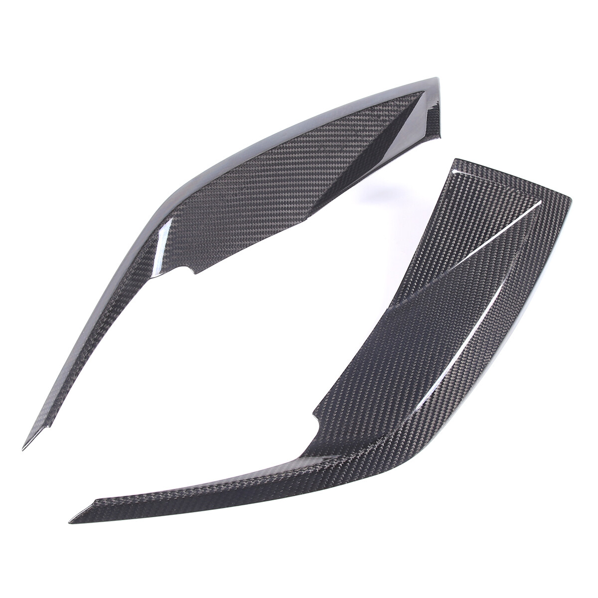 Real Carbon Fiber Rear Tail Light Lamp Cover Trim For Lamborghini URUS 18-23 US