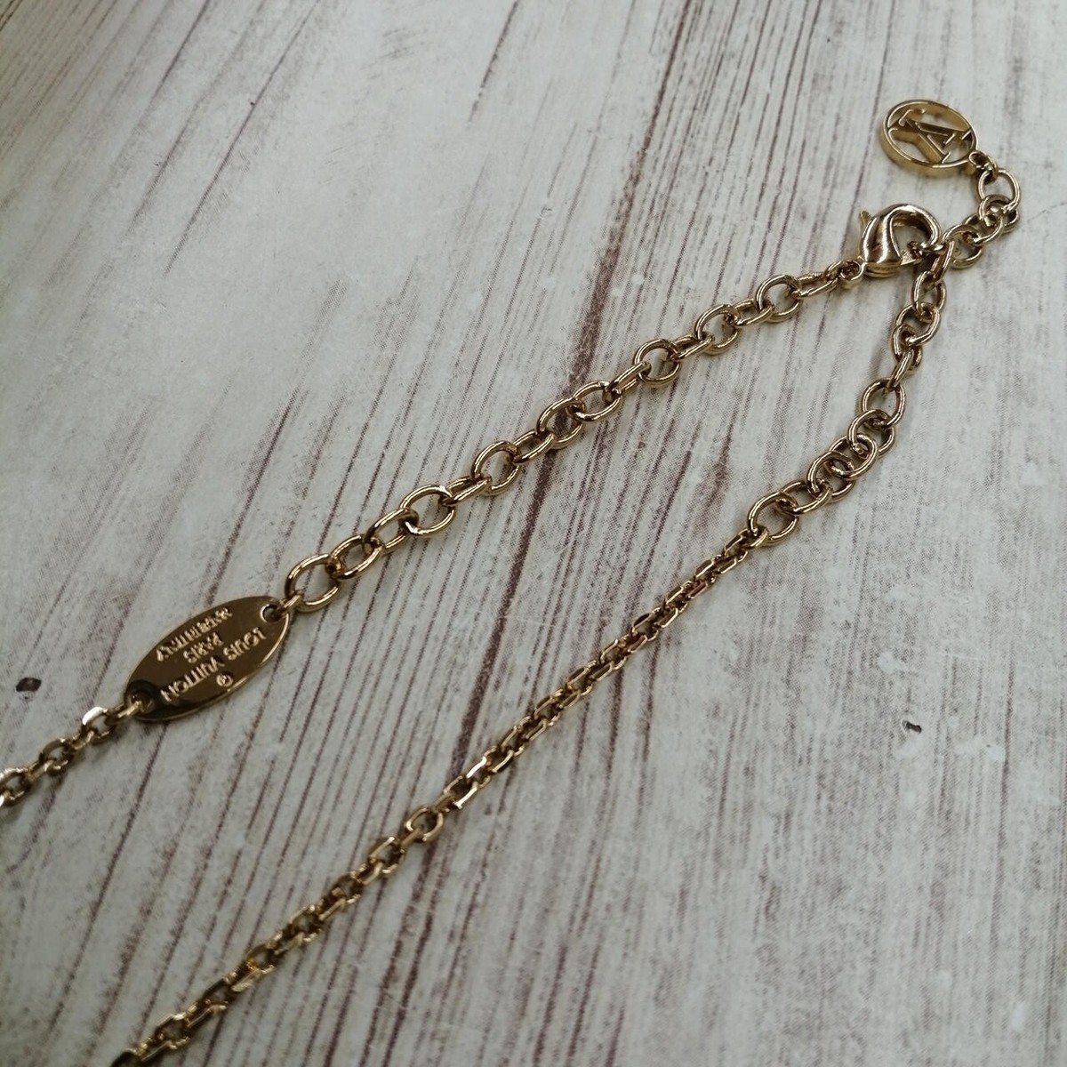Louis Vuitton M64855 Collier Blooming Gold Monogram Flower Motif  