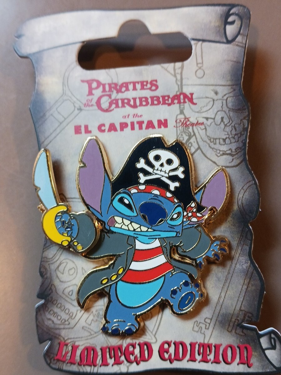 DISNEY PIN LE STITCH DRESSED AS PIRATES OF THE CARIBBEAN DSF SODA