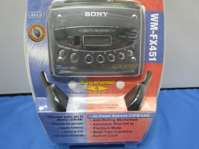 SONY WM-RX71 カセットプレーヤー Sony Walkman WM-FX451 Digital Tuning AM/FM Stereo Cassette Player