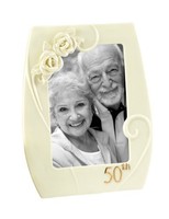 Hortense B. Hewitt Accessories 50th Anniversary Pearl Rose Photo Frame, New, Fre on sale Hortense B. Hewitt Accessories 50th Anniversary Pearl Rose Photo Frame, New, Fre on sale