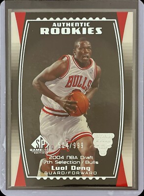 Luol Deng - 2004 Upper Deck SP Game Used - Rookie - Numbered /500