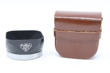 Rollei F H Rolleiflex Rolleicord Bayonet Mount Lens Hood and Leather Case