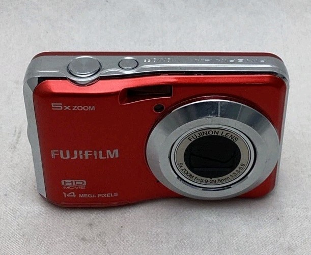 Fujifilm FinePix F50 赤　動作確認済み Fujifilm FinePix AX500 14MP Digital Camera 5x Optical Zoom 720p HD