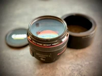 Canon EF 50 mm f/1.2 L USM Lens – Pro Owned, Glass Looks Great, Hood & Filter