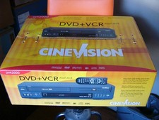 NEW CineVision DVR2000 DVD Player 4 Head HiFi VCR Combo VHS