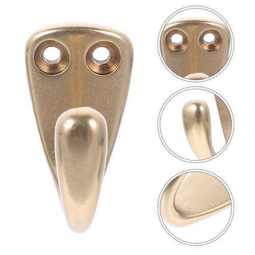 Ganci A Muro In Metallo Argentato - Set Di Appendiabiti Robusti Con Capacità 13,6 Kg Per Vestiti, Asciugamani, Zaini E Borse