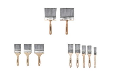 Parkside Pinsel Set mit FSC Holzgriff für Farben Lacke und Lasuren