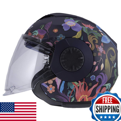 Ls2 Helmets Open Face Verso Helmet Flor Brasil - X-Large