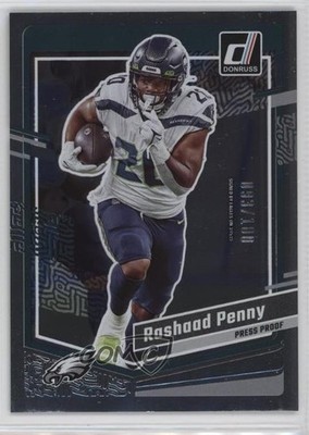 2023 Panini Donruss Press Proof Silver 93/100 Rashaad Penny #242 11x6