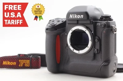 ⏯️ SN 309xxxxx [TOP NEUWERTIG mit Trageriemen] Nikon F5 analoge Spiegelreflexkamera 35 mm Gehäuse aus JAPAN - Bild 1 von 4