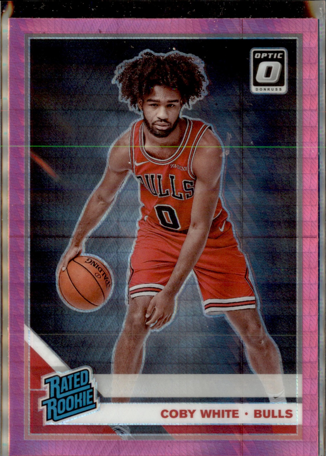 2019-20 Donruss Optic #180 Coby White Hyper Pink