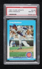 1987 Fleer Update Greg Maddux #U-68 PSA 8 Rookie RC HOF