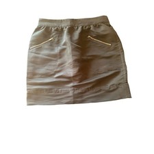 NUEVO CON ETIQUETAS Falda Walter Baker Lápiz Negra Bengalina Expuesta Cremallera Talla 10