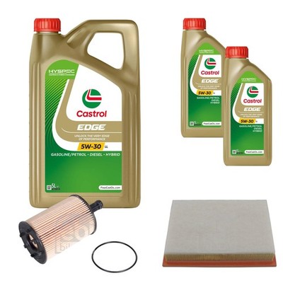 FEBI Inspektionspaket 7L Castrol EDGE Titanium FST 5W-30 LL für VW Sharan 7M8