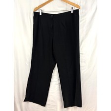 Pendleton Black Straight Leg Pants Trousers Business Women's Sz 14