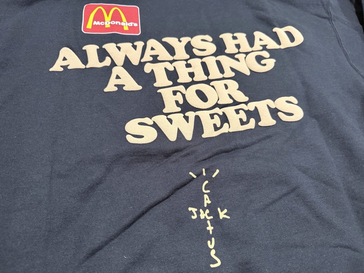 Travis Scott's Cactus Jack x McDonald's Apple Pie Hoodie Sz XXL