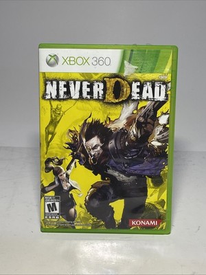 NeverDead (Microsoft Xbox 360, 2012) Damaged Art Read  - TESTED WORKS