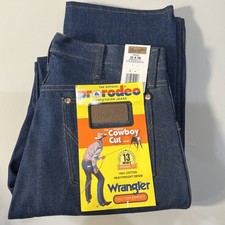 Men's Rigid Wrangler Cowboy Cut 13MWZ Original Fit Jeans - Rigid Indigo New