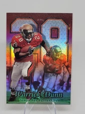 1999 Flair Showcase #48 Warrick Dunn PASSION Tampa Bay Buccaneers ROW 2 football