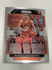 2021-22 Panini Prizm Basketball #166 - Marko Simonovic RC - Chicago Bulls