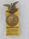 1942 INDIANAPOLIS INDIANA GAR CIVIL WAR VET GRAND ARMY REPUBLIC REUNION RIBBON
