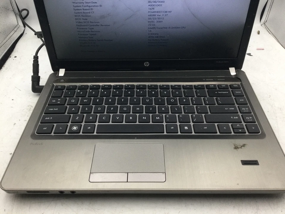HP PROBOOK 4430s - BOOTS TO BIOS - INTEL I5 2450M - 4GB RAM -READ DESCRIPTION-BB - Image 3 of 4