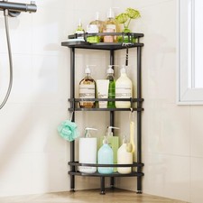 Standing Corner Shower Caddy - 3 Tier Shower Organizer Corner with Soap Holder