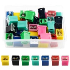 35Pcs Car Fuses Assortment Kit 20A 30A 40A 50A 60A 80A 100A Automotive Low Pr...