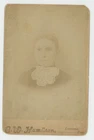 Mr Fancy Cancel Vintage CDV Photo Woman O W Hamilton Lawrence Kans Listing #2