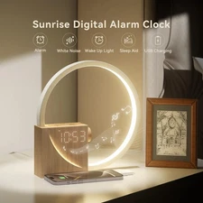 Vivilumens Sunrise Alarm Clock for Heavy Sleepers Adults, Wake-up Light