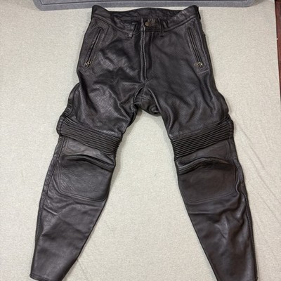Vanson Sportrider Perforated Cowhide Leather Motorcycle Racing Pant 40 (38x31.5)