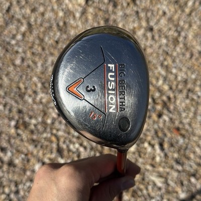 Callaway Big Bertha Fusion 3 Wood Aldila NVS 55 Stiff Flex Graphite 43.5'' RH