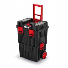Rolling Toolbox On Wheels Heavy Duty Tool Organiser Storage Box Trolley