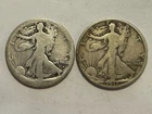1916 S & 1917  D Walking Liberty Halves (A9)