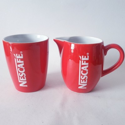 Nescafe Milchkännchen und Zuckerdose