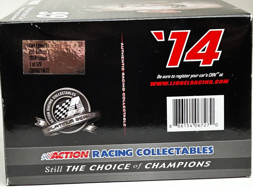 Ford Fusion 2014 Action/Lionel escala 1:24 Carl Edwards con caja, 1 de 520 Foto 3 de 4