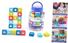 BubbleBrix - Toddler Learning Toys - Learn Numbers - Fidget Popper