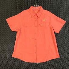 Boy Scouts of America Orange Uniform Outdoor Camping Women's Size Large