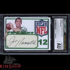 Joe Namath Cards, Rookie Cards and Autographed Memorabilia Guide 27