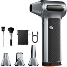 Soplador Aire Comprimido Inal mbrico 3 Velocidades 4 Boquillas Bater a PC Auto