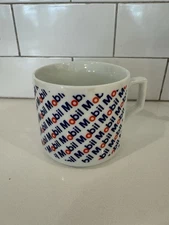 Vintage Mobil Oil Gas Company Mug Logo EXCELLENT condition