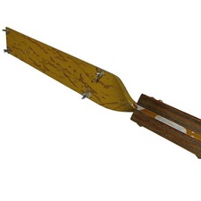 Vintage Canoe Outboard Motor Mount Aluminum / Wood Screws Old Town?