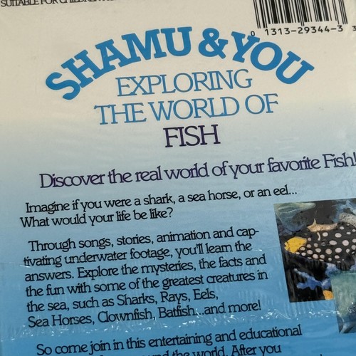 Vintage Shamu & You Exploring World of Fish VHS Sealed SeaWorld Kids Educational - Picture 5 of 10