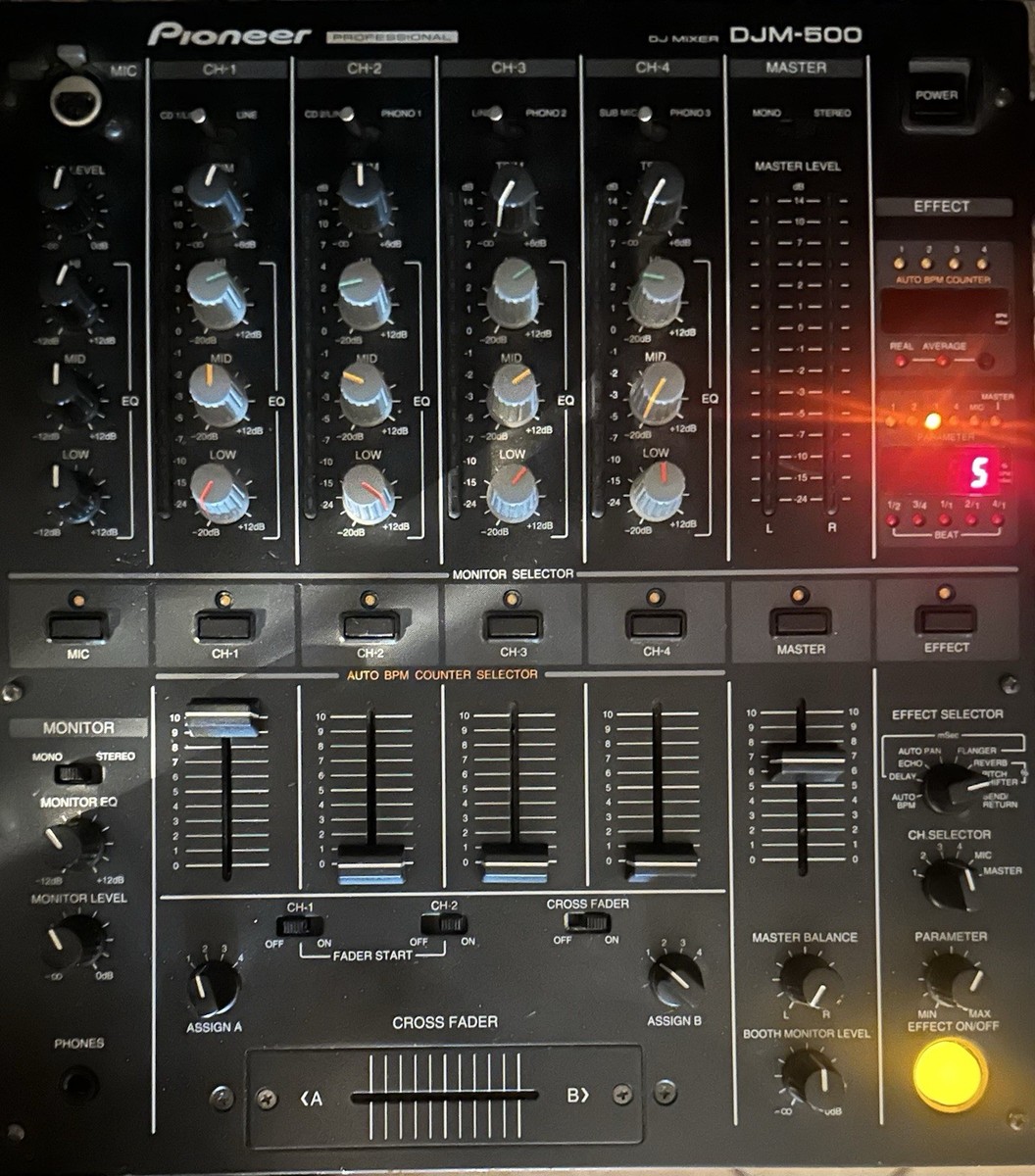 Pioneer DJM-500 Professional DJ Mixer 4 Channel | eBay